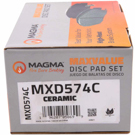 1987 Mazda B2600 Brake Pad Set 4