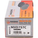 Magma MXD757C Brake Pad Set 2