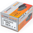 2000 Daewoo Lanos Brake Pad Set 4