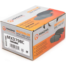 2000 Mazda Protege Brake Pad Set 4