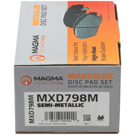 2000 Mazda Protege Brake Pad Set 2
