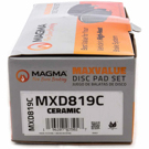 Magma MXD819C Brake Pad Set 2