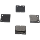 2017 Tesla S Parking Brake Disc Brake Pad Set 3
