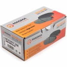 2010 Saab 9-3X Brake Pad Set 4
