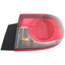 2017 Mazda 6 Tail Light Assembly Pair 2