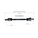 2012 Bmw X5 Drive Axle Rear 5