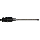 1992 Isuzu Impulse Drive Axle Front 3