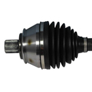 2004 Volkswagen Phaeton Drive Axle Front 2