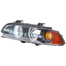 2002 Bmw 540i Headlight Assembly 1