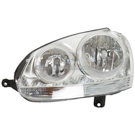 2007 Volkswagen Rabbit Headlight Assembly 2