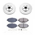 1992 Lexus SC400 Performance Disc Brake Pad and Rotor Kit 2