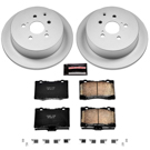 2015 Lexus RX450h Performance Disc Brake Pad and Rotor Kit 2