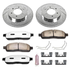 2007 Lincoln Mark LT Performance Disc Brake Pad and Rotor Kit 2