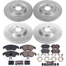 2012 Audi A7 Quattro Performance Disc Brake Pad and Rotor Kit 2