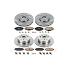 1992 Lexus SC400 Performance Disc Brake Pad and Rotor Kit 2
