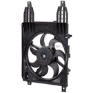 2009 Chevrolet Aveo Cooling Fan Assembly 2
