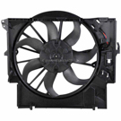 2012 Bmw 335i Cooling Fan Assembly 1