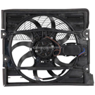 2000 Bmw 740 Cooling Fan Assembly 2