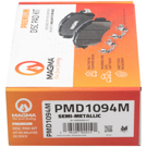 2012 Nissan Pathfinder Brake Pad Set 5