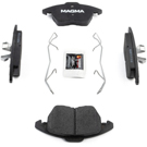 2012 Volkswagen Beetle Brake Pad Set 3