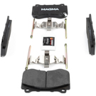 2016 Dodge Challenger Brake Pad Set 3