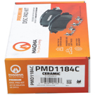 2017 Toyota Prius C Brake Pad Set 5