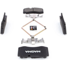 2012 Mercedes Benz S400 Brake Pad Set 3