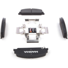 2012 Chevrolet Caprice Brake Pad Set 3