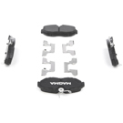 2012 Ford Mustang Brake Pad Set 3