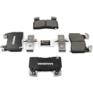2012 Tesla S Brake Pad Set 6