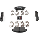 2014 Mercedes Benz GL450 Brake Pad Set 3