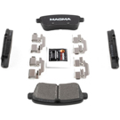 2012 Mercedes Benz ML350 Brake Pad Set 3