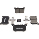 2017 Mercedes Benz SL450 Brake Pad Set 6