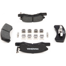 2017 Mitsubishi Mirage Brake Pad Set 2