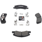 2017 Mitsubishi Mirage Brake Pad Set 3