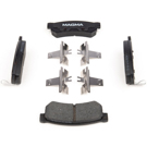 2015 Chevrolet Spark EV Brake Pad Set 3