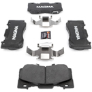 2018 Ford Mustang Brake Pad Set 3