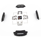 2018 Genesis G80 Brake Pad Set 3