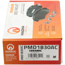 2017 Smart ForTwo Brake Pad Set 5