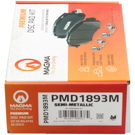 2017 Mercedes Benz Metris Brake Pad Set 5