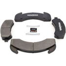 1987 Gmc P60 Brake Pad Set 6