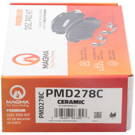 1987 Saab 9000 Brake Pad Set 2