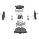 1992 Nissan Stanza Brake Pad Set 3