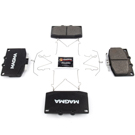 1990 Mazda RX-7 Brake Pad Set 1