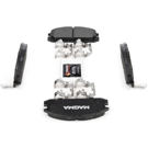 1987 Acura Integra Brake Pad Set 3