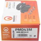 1977 Volvo 242 Brake Pad Set 2
