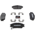 1987 Hyundai Excel Brake Pad Set 6