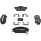 1987 Hyundai Excel Brake Pad Set 1