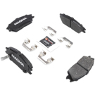 1987 Hyundai Excel Brake Pad Set 5