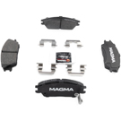 1987 Hyundai Excel Brake Pad Set 6